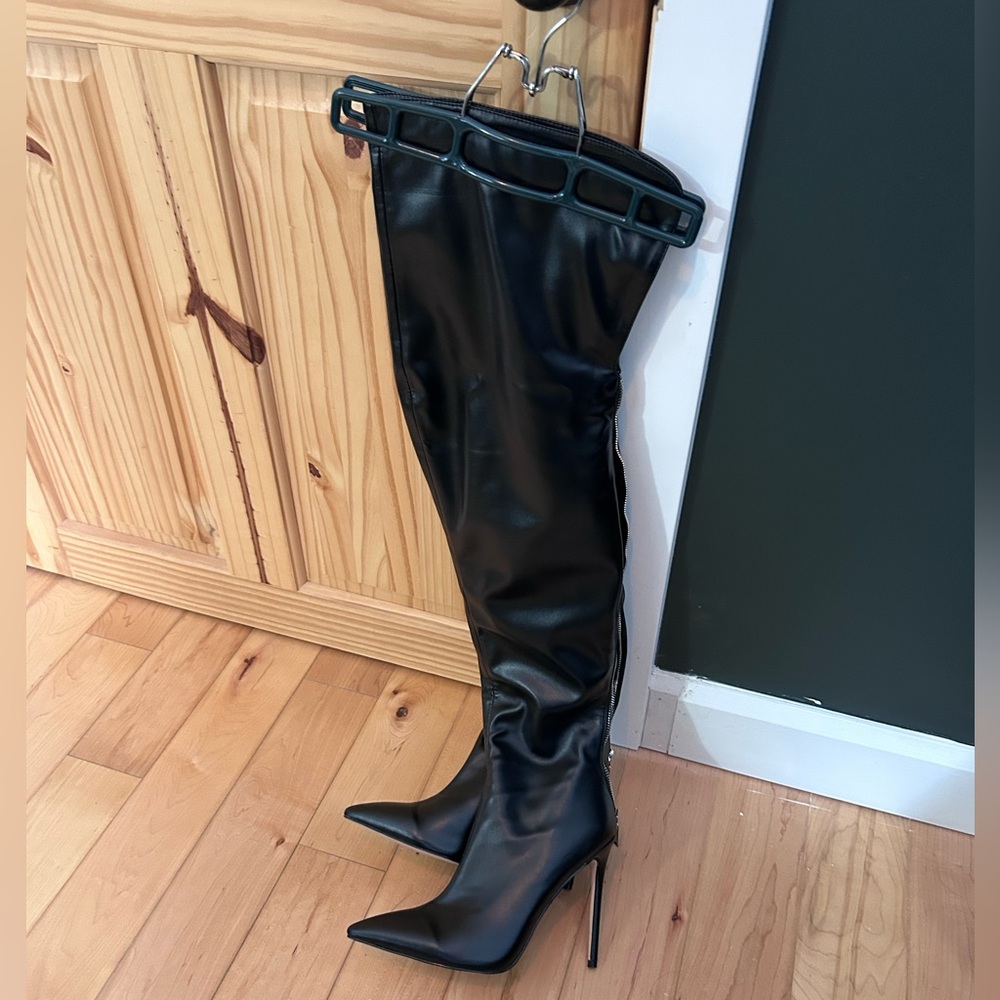 Uptostep Black Over-the-Knee Women's Boots